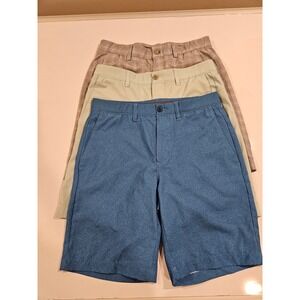 PGA TOUR Mens Shorts Size 30 Plaid Golf Performance Stretch Lot of 3
